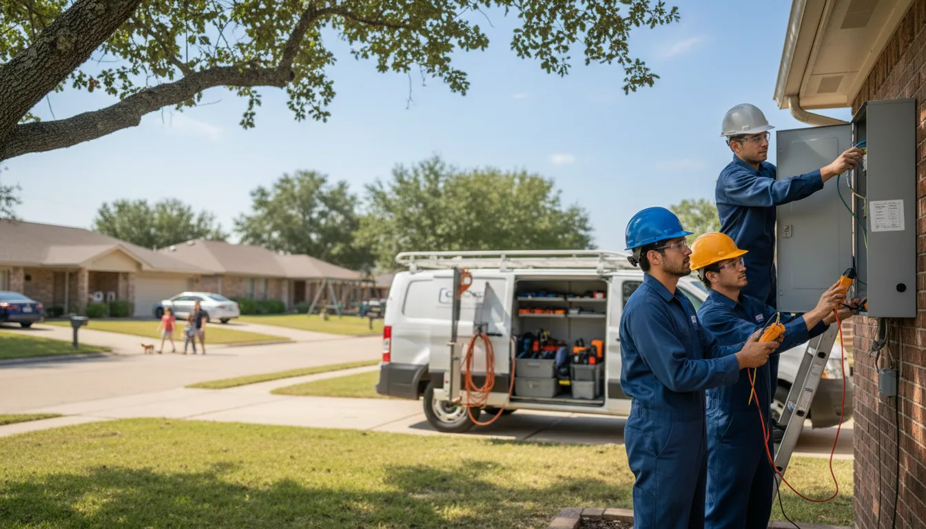 Certified electrician providing emergency electrical services in Redmon, IL